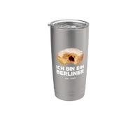 Ich Bin Ein Berliner Speech Jelly Donut Wall Caffè della Guerra Fredda Bicchiere termico in acciaio inox doppia parete