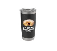 Ich Bin Ein Berliner Speech Jelly Donut Wall Caffè della Guerra Fredda Bicchiere termico in acciaio inox doppia parete