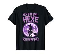 ICH Bin Eine Hexe ICH Darf Das Lustiger Hexen Spruch Maglietta