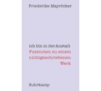ich bin in der Anstalt: Fusznoten zu einem nichtgeschriebenen Werk