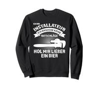 ICH bin Installatore Installatore Bier Felpa