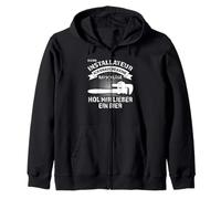 ICH bin Installatore Installatore Bier Felpa con Cappuccio