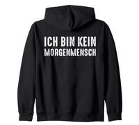 ICH Bin Kein Morgenmensch Detti Divertenti Felpa con Cappuccio