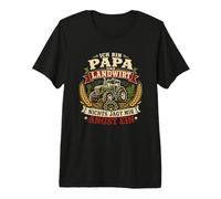 ICH Bin Papa e Landwirt Farm Graphic MIR Angst Ein Tedesco Maglietta Premium