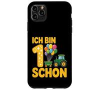 Ich Bin Schon 1 - Costume da trattore per il primo compleanno, per bambini Custodia per iPhone 11 Pro Max