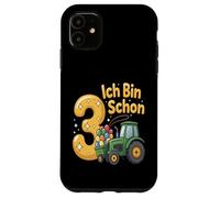 Ich Bin Schon 3 - Costume da trattore per bambini per 3° compleanno Custodia per iPhone 11