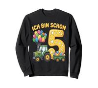 ICH Bin Schon 5 - Costume da Trattore per Bambini 5° Compleanno Felpa