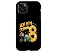 Ich Bin Schon 8 - Costume da trattore per bambini 8° compleanno Custodia per iPhone 11 Pro