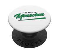 Ich Hasse Menschen (Tedesco per Odio le Persone) PopSockets PopGrip Adesivo