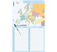 Ich kenne Europa - Länder und Hauptstädte - Lerntafel mit Stift: Für die 2. bis 5. Klasse - Stabile, wiederbeschreibbare Lernvorlage im großen Format, trocken abwischbar ohne zu schmieren