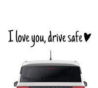 Ich Liebe Dich, fahre Safe Mirror Sticker Auto Rückspiegel -Aufkleber mit Herz, Windschutzscheibe -Buchstabenaufklebern, Miniaturautoaufkleber, Bestätigungszubehör Geschenk für Frauen Muttertag