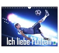 Ich liebe Fußball (Wandkalender 2027 DIN A4 quer), CALVENDO Monatskalender: Ob auf dem Platz oder im Fernsehen. Welche Liga ist egal. Hauptsache der Ball rollt.