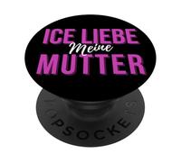 Ich Liebe Meine Mutter Festa della mamma per la classica mamma tedesca PopSockets PopGrip Adesivo