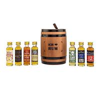ICH LIEBE RUM Tasting Fass 41,7% Vol. 7x0,02l in Holzkiste