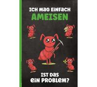 ICH MAG EINFACH AMEISEN IST DAS EIN PROBLEM: Notizbuch kariert Ameise Buch für Notizen Geschenk mit Insekten Notizheft A5 für Schule lustig als Tagebuch und Schulheft Idee zum Geburtstag