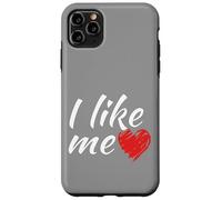 Ich mag mich - so einfach ist das lustiger Spruch rot Herz Custodia per iPhone 11 Pro Max