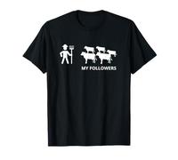 "Ich Meine follower mucca agricoltore bestiame frase Maglietta