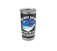 Ich Muss Gar Nix Ich Muss Nur Dopo Kitzbühel Sci Divertente Bicchiere termico in acciaio inox doppia parete