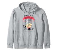 ICH Muss Nicht noin Sagen ICH bin Die Oma Geschenk Omi Felpa con Cappuccio