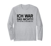 ICH War Das Nicht (Detto Tedesco Divertente) Maglia a Manica