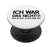 Ich War Das Nicht (Detto tedesco divertente) PopSockets PopGrip Adesivo