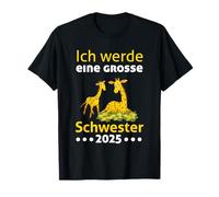 Ich Werde Eine Große Schwester 2025 Sorella Giraffa Maglietta