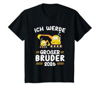 Ich werde großer Bruder 2026 Escavatore Bambino Ragazzi Maglietta