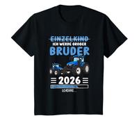 Ich Werde Großer Bruder 2026 Trattore Bambino Singolo Bambino Ragazzi Maglietta