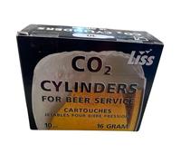 ich-zapfe Capsule di anidride carbonica CO2, 10 Pezzi, 16g