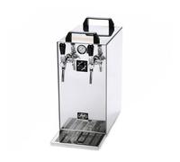 ich-zapfe.de Spillatore birra con pompa a membrana Kontakt 40/K PROFI, dispenser birra, macchina per birra 2-linee, 50 litri/h - Green Line