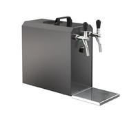 ich-zapfe.de Spillatore Birra Stream 50, Dispenser Birra, Macchina per Birra 2-Linee, 55 Litri/h - Black Edition