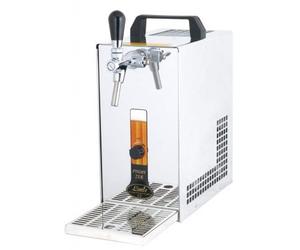 ich-zapfe.de Spillatori per Birra, PYGMY 25 / K, con Pompa a Membrana, raffreddatore a Secco in Acciaio Inox a 1 Linea, 30 Litri/h, Green Line