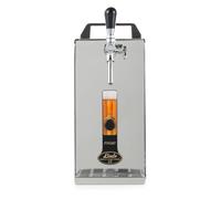 ich-zapfe Set completo - Impianto spillatore per birra PYGMY 25/K con pompa a membrana, refrigeratore a secco a 1 condotto in acciaio inox, 35 litri/h, Green Line, testa di spillo: station wagon