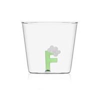 Ichendorf Bicchiere Collezione Greenwood Alfabeto Fiorito Lettera F