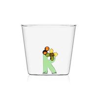 Ichendorf Bicchiere Collezione Greenwood Alfabeto Fiorito Lettera R