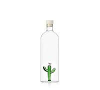 Bottiglia Con Cactus - Trasparente