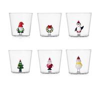 ICHENDORF Christmas Tales Set 6 Pezzi Bicchieri Tumbler 350ml Vetro Borosilicato