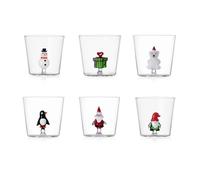 Ichendorf Christmas Tales Set 6 Pezzi Bicchieri Tumbler 350ml Vetro Borosilicato