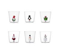 Ichendorf Christmas Tales Set 6 Tumbler acqua, decori assortiti
