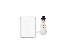 Ichendorf Christmas Tales Tazza Mug Pupazzo di Neve 450ml Vetro Borosilicato