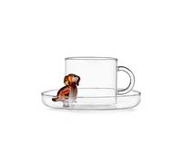 ICHENDORF DOGS TAZZA TE' CON PIATTINO GOLDEN RETRIVER