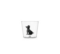 Ichendorf Milano Tumbler Barboncino, Collezione Dogs, 30 cl, Vetro Borosilicato, Fatto a Mano