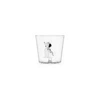 Ichendorf Milano Tumbler Dalmata, Collezione Dogs, 30 cl, Vetro Borosilicato, Fatto a Mano