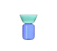 Ichendorf Gelée Vaso piccolo in vetro borosilicato, 16,5 cm (Azzurro/Petrolio)