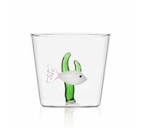 Ichendorf Milano 0.09352057 Tumbler Con Pesce Bianco/Alga Verde Collezione Marine Garden