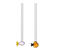 Ichendorf Milano 09352263 2 cannucce + Spazzola, Vetro borosilicato