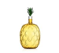 Ichendorf Milano Bottiglia Ananas, Collezione Fruits&Flowers, 110 cl, Vetro Borosilicato, Fatto a Mano