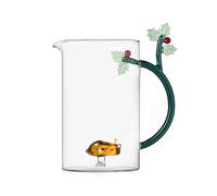 Ichendorf Milano Brocca, Agrifoglio e Cerbiatto, Collezione Woodland Tales, 150 cl, Vetro borosilicato, Fatto a mano