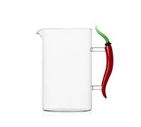 Ichendorf Milano Brocca Peperoncino, Collezione Vegetables, 150 cl, Vetro Borosilicato, Fatto a Mano