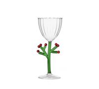 Ichendorf Milano Calice, Gambo dritto, Collezione Botanica Christmas Edition, 28 cl, Vetro borosilicato, Fatto a mano